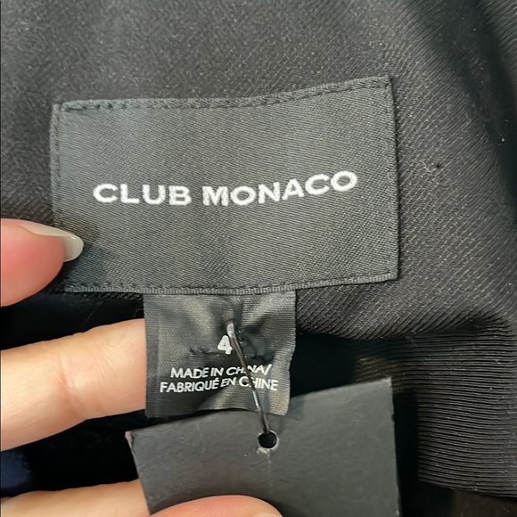 Club Monaco Blue Tailored Blazer Suit Jacket - Picture 7 of 7